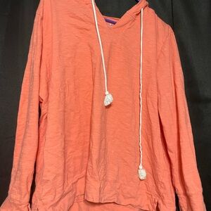 St. John's Bay Vibrant Coral Hoodie